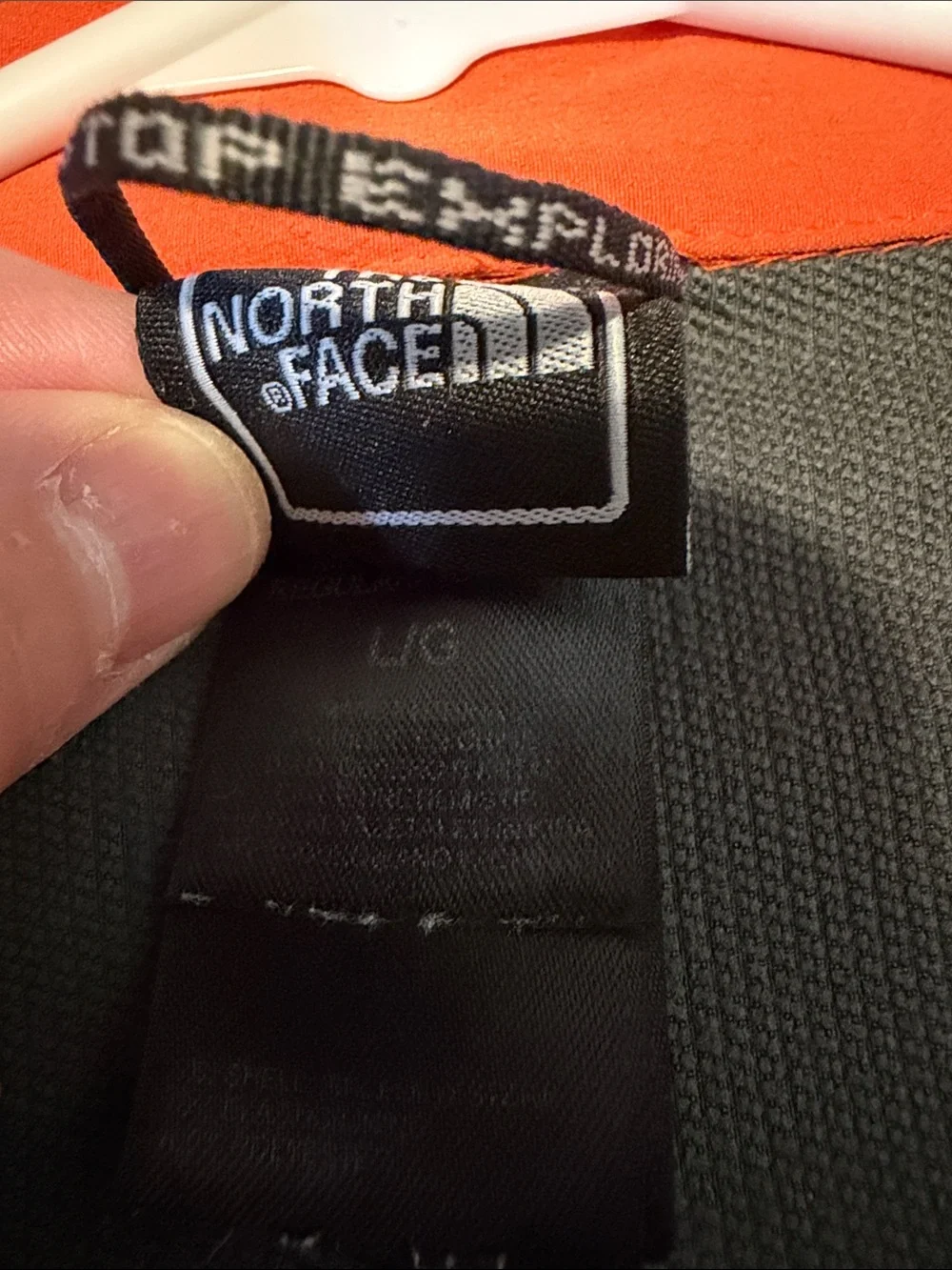 The North Face Men’s Orange and Dark Gray Performance Jacket